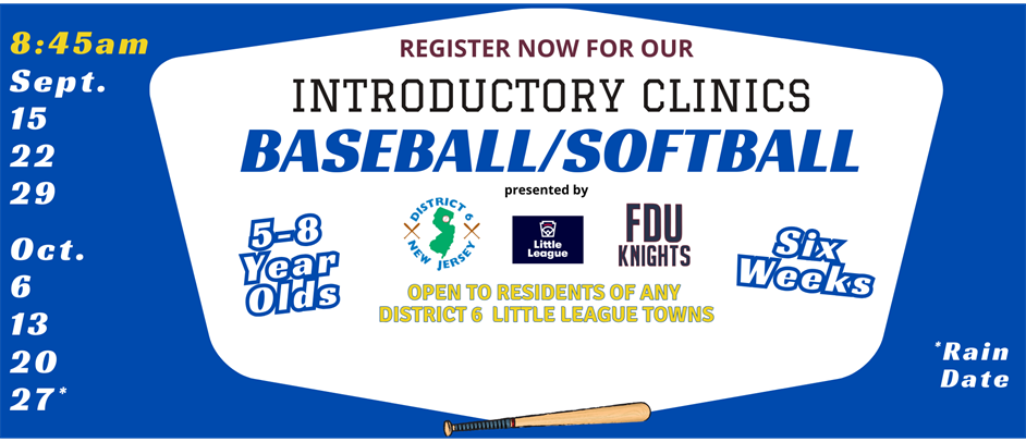 CLICK HERE to sign up for our Fall Clinics